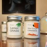 Shunya Scented Candles (55 Hours) (100% Soy Wax)- Handcrafted | Smoke-Free Candles for Home & Gift Sets (Lemongrass + Bitter Organge & Cinnamon)