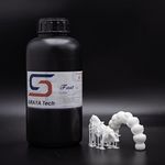 Siraya Tech Fast Mecha ABS-Like Scratch Resistant 3D Printer Resin 405nm UV-Curing Non-Brittle High Precision 3D Printing Liquid Standard Photopolymer Resin for LCD DLP 3D Printing (Mecha White, 1kg)