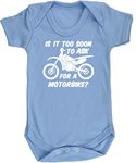 Hippowarehouse is it Too Soon to Ask for a Motorbike? Baby Vest Bodysuit (Short Sleeve) Boys Girls