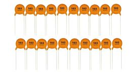 INSIGNIA LABS -20 Pcs 103 0.01 uF 50 Volt Ceramic Disc Capacitor