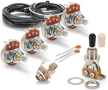 Golden Age Wiring Kit for Gibson Les Paul Guitar with Standard Pots and Chrome Toggle Switch