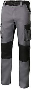 VELILLA 103020B 08/00 44 pantalón Bicolor Multibolsillos, Gris y Negro, Talla 44