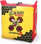 Morrell Yellow Jacket Supreme 28 Pound Field Point Archery Bag Target with Dual Shooting Sides and Multiple Bullseyes, Yellow