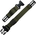 HDHYK Adjustable Backpack Chest Strap Nylon 1 Inch Webbing，Sternum Straps for Backpack(Army Green)