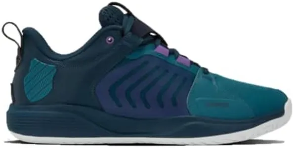 K-Swiss Men's Ultrashot Team Tennis Shoe, Colonial Blue/Reflecting Pond/Amethyst Orchid/Biscay Bay, 9 M