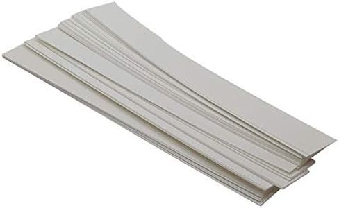 Grade 1 Chromatography Paper 6 x 0.75 Inches for Laboratories, School, Pigment Separation and Experiments [Bag of 50 Strips]