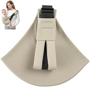 Baby Sling Carrier, Ergonomic Toddler Sling with 3D Breathable Mesh & Padded Shoulder Strap, Deep Wide Seat with Lumbar Support, Adjustable Fit for 6–48 Months, Holds Up to 44 lbs (Sage Green)