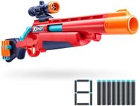 XSHOT Excel Ejector Shell Blaster by ZURU – Shell-Ejecting Dart Blaster with Tactical Scope, 8 Air Pocket Technology Darts & 90ft Range, Outdoor Toy for Kids Ages 8+, Teens & Adults