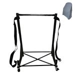 North American Custom Covers Hardtop Stand Storage Cart (Black) with Securing Strap and Extra-large Generic Dust Cover