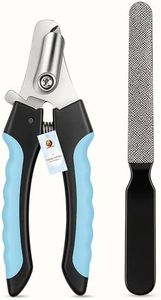Foodie Puppies Professional Animal Nail Cutter (12.3cm) Clipper Trimmer Filer for Small Dogs, Puppies, Rabbits, Guinea Pig, Hamsters, Cats and Kittens Claw Grooming Tool Set (Color May Vary)