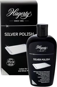 HAGERTY - Silver Polish Cleaner - A lotion especially adapted for Silver and Silver Plated items - removes tarnish and oxidation - avoids micro-scratches