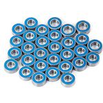 30 Pcs RC Complete Bearing Set for Tamiya 1/14 Semi - Grand, Freight, Globe Liner, R620, King Hauler Crawler Car Spare Parts