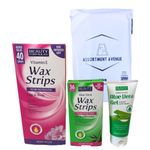 Complete Wax Strips/Bikini Wax Strips Waxing Set for Legs & Body and Face & Bikini Line with Aloe Vera Gel By ASSORTMENT AVENUE