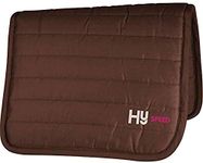 HySPEED Thick Reversible Comfort Protection Poly Saddle Pad/Saddlecloth-Brown