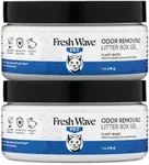 Fresh Wave Odor Removing Litter Box Gel, 7 oz. Pack of 2, Pet Odor Eliminator, Odor Absorbers for Home, Safer Odor Relief, Natural Plant-Based Odor Eliminator