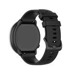 E ECSEM Bands Compatible with AGPTEK WatchBand Silicone Quick Release Replacement Strap Accessory Wristband for AGPTEK Smartwatch for Men Women (Black)