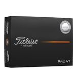 Titleist Pro V1 Enhanced Alignment Golf Ball, Pack of 12, White