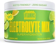 Dr. Price’s Electrolyte Mix | Sugar-Free Hydration Powder with 72+ Trace Minerals | No Sugar, Fast-Dissolving Electrolytes Powder Packets | Lemon-Lime, 90 Servings