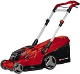Einhell 3413273 Cordless Lawn Mower RASARRO 36/42 with Battery (x2) and Dual-Port Charger (36V, Brushless Motor, 42cm Cutting Width, 50L Grass Box, 6 Cut Heights, Mulching Battery Lawnmower)