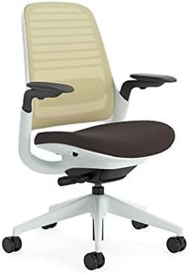 Steelcase Series 1 Ergonomic Office Chair With LiveBack Lumbar Support And 4D Armests Beige/Moleskin