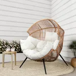 Shintenchi Wicker Egg Chair Outdoor