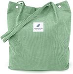 LHMTQVK Corduroy Tote Bags for Wome