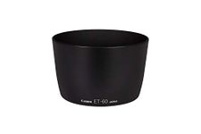 Canon ET-60 Lens Hood For EF 75-300mm f/4.5-5.6/2, /3, USM/2, USM/3, EF-S 55-200mm f/4.5-5.6 IS, Black