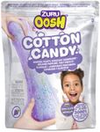 Oosh Cotton Candy Large Foil Bag 100g (Grape) by ZURU, Fluffy Slime, Stretch Slime, Grows 3000% in Size, Slime for Girls and Kids (Purple)