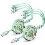 YKZ Multi Charging Cable 2Pack, 3-i