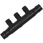 Supplying Demand PEX Open Manifold 3-Ports F1960 3/4 Inch x 1/2 Inch