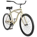 Retrospec Chatham Men's Beach Cruiser, Matte Sand, 26"/1-Speed