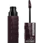 Maybelline Super Stay Vinyl Ink Longwear No-Budge Liquid Lipcolor, Highly Pigmented Color and Instant Shine, Charged, Deep Purple, 4.2ml, 1 Count