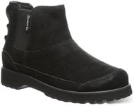 BEARPAW Men's Nick Boot | Men's Boot Classic Suede | Men's Boots | Comfortable Winter Boot, Black, 13