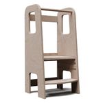 Mobli Montessori Learning Tower, Toddler Step Stool Fosters Independence, Safe & Adjustable Steps For Kitchen, Bathroom, Bedroom