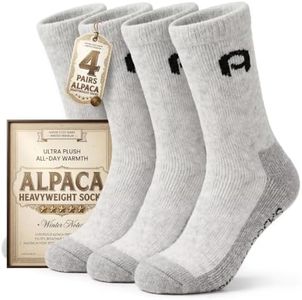 Alpacaparty Alpaca Crew Socks for Men & Women Heavyweight Thermal Socks