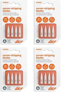 Slice 10532-CS Corner Stripping Ceramic Blades, Ideal for Manufacturing, Lab Setting, DIY grouting, or Working with Craft Materials, 24 Blades,White