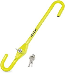 KRASER KR835 Antifurto Auto Blocca Volante Universale Auto Regolabile Bloccasterzo Pedale Gancio Allungabile, Sicurezza Veicolo Immobilizzatore Auto Camion Furgone Camper Van