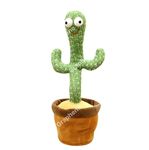 GRAPHENE Toys Talking Cactus Baby Toys for Kids with USB Cable Rechargeable Dancing Cactus Toys Can Sing Wriggle & Singing Recording Repeat What You Say Funny,Home Decor Toys for Children