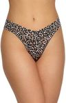 hanky panky, Signature Lace Original Rise Thong, One Size (4-14), Leopard