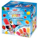 Dolfin Polaretti Real Fruit Juice Freezer Pops Ice Lollies Freeze Pack 80 x 40ml