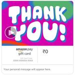 Amazon Pay eGift Card - Thank You (Groovy) - Animated