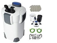 MARINE COLOR HW-304B 4-Stage External Canister Filter with 9-Watt, 525 GPH
