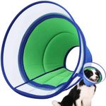 Soft Dog Cone for Dogs After Surgery, Breathable Dog Cones for Large Medium Small Dogs and Cats, Adjustable Dog Recovery Collar for Pets, Lightweight E-Collars for Dogs, Elizabethan Collar(Size 2)