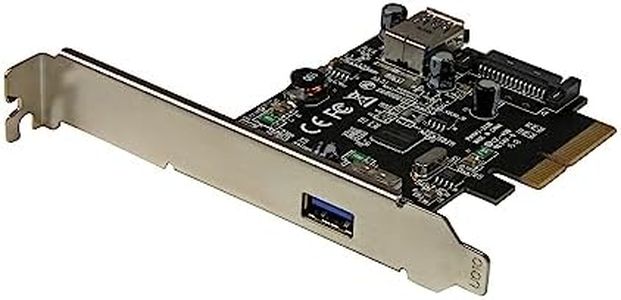 StarTech.com Scheda USB 3.1 a 2-porte (10Gbps), USB-A, 1x esterna, 1x interna, PCIe