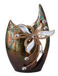 Ore International K-4254-V1 Florria Decorative Vase, 17-Inch