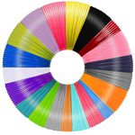 3D Pen Filament Refill PLA 1.75mm, 20 Colors, 16.4 Feet Per Color, Total 328 Feet, 3D Pen Accessories Set Compatible with Most 3D Printing Pens for Kids