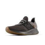 New Balance Men's Fresh Foam Roav V1 Running Shoe, Blacktop/Gum, 11.5 W