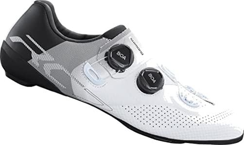 SHIMANO Brc702w44e RC7 (RC702) Shoes, White, Size 10 Wide, Size Wide