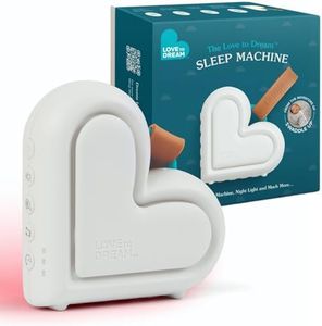 Love To Dream Sleep Machine | Baby White Noise Machine | 9 Soothing Sounds & Night Light | Portable & Travel-Friendly