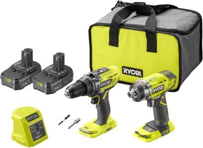 Ryobi 18V Cordless Drill Kit – Battery Powered, Compact Driver